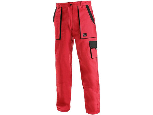 TROUSERS CXS LUXY ELENA, LADIES´, RED-BLACK