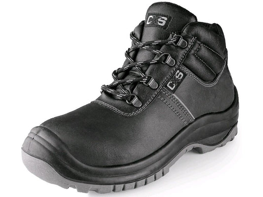 ANKLE FOOTWEA SAFETY STEEL MANGAN S3, BLACK