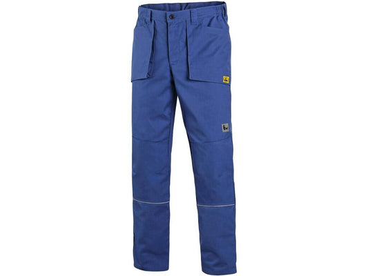 TROUSERS CXS ELEKTROTECHNIK II, ANTISTATIC AND ESD, MEN'S, BLUE