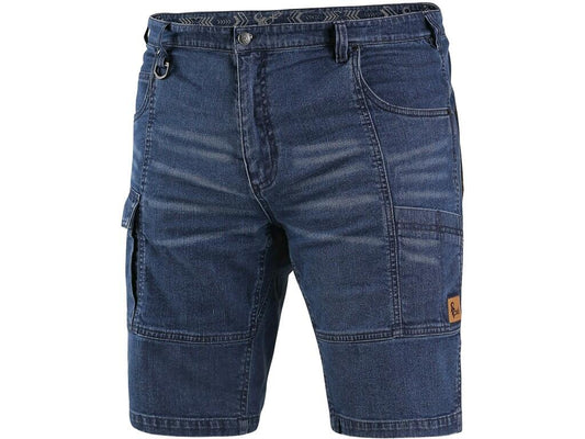 SHORTS DENIM CXS MURET, MEN'S, BLUE-BLACK