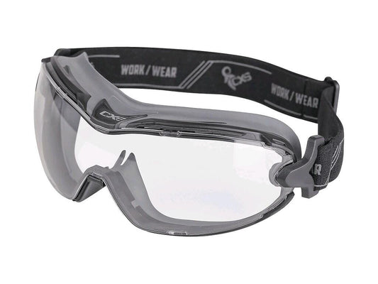 GOGGLES CXS-OPSIS SKARA, CLEAR LENS, BLACK - GREY