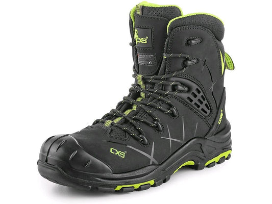 SEMI-SHANK FOOTWEAR CXS UNIVERSE ROCKET S3, BLACK-GREEN