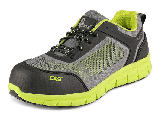 LOW FOOTWEAR CXS LAND FALSTER S1P, BLACK-GREEN