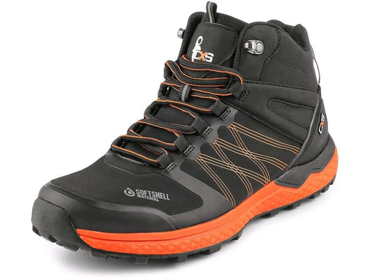 ANKLE FOOTWEAR CXS SPORT, BLACK - ORANGE