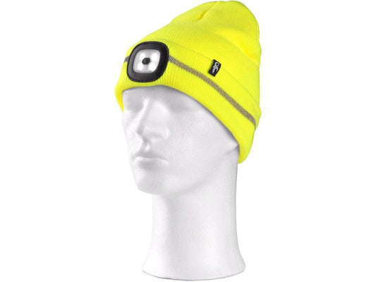 HAT CXS TYNAN WITH LED LAMP, YELLOW