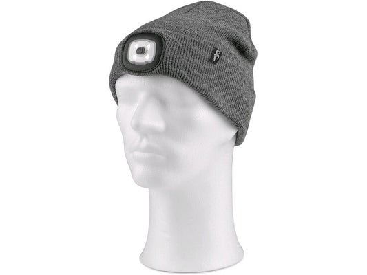 HAT CXS TYNAN WITH LED LAMP, GREY