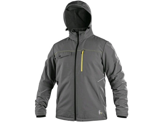 JACKET CXS STRETCH, MEN'S, SOFTSHELL, GREY