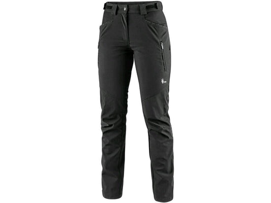 TROUSERS CXS AKRON, LADIES', SOFTSHELL, BLACK