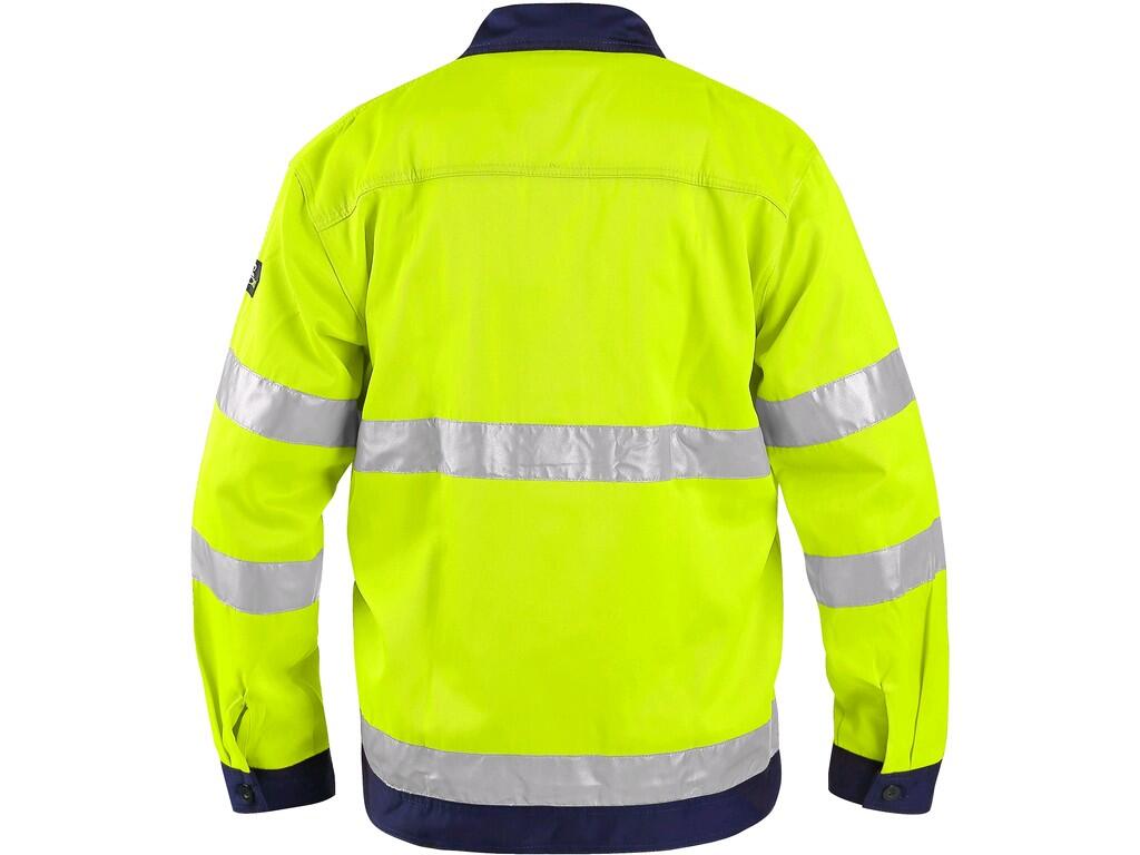 JACKE NORWICH, HIGH SICHTBAR, HERREN, GELB-BLAU