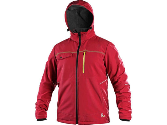 JACKET CXS STRETCH, MEN'S, SOFTSHELL, RED
