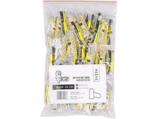 EAR PLUGS 3M E-A-R SOFT NEON 50 pairs