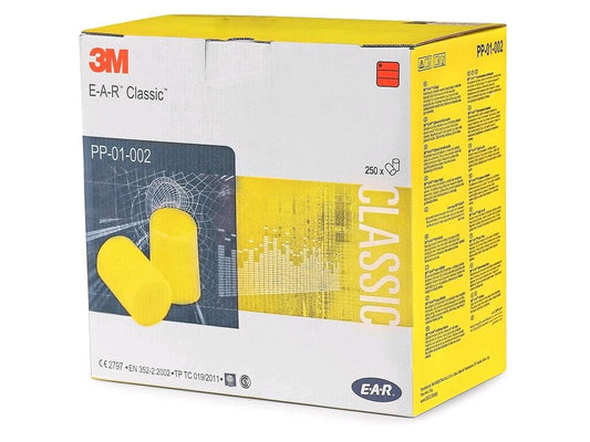 EAR PLUGS 3M E-A-R CLASSIC 250 pairs