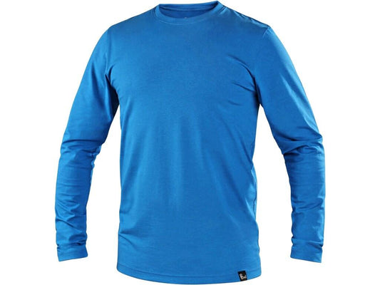 T-SHIRT CXS SIMON, LONG SLEEVE, AZURE BLUE