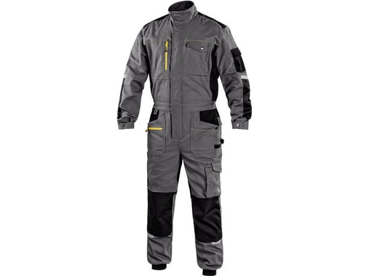 OVERALL CXS STRETCH, MEN'S, GREY-BLACK