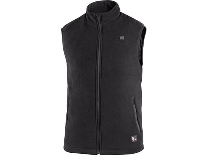 VEST CXS ANTARKTIDA, MEN'S, HEATED, FLEECE, BLACK