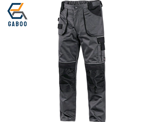 TROUSERS ORION TEODOR, WINTER, MEN´S, GREY-BLACK