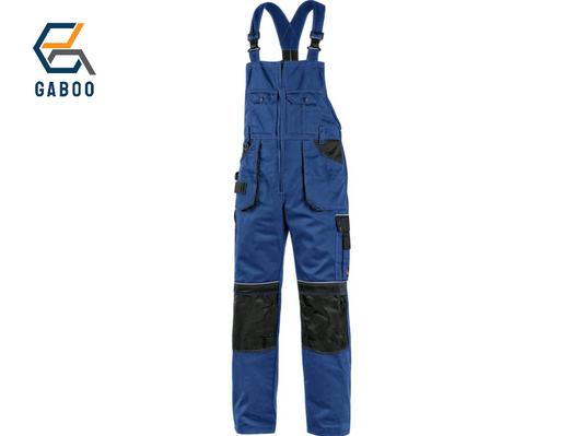 MEN ́S WORKING TROUSERS WITH BIB ORION KRYŠTOF, BLUE-BLACK