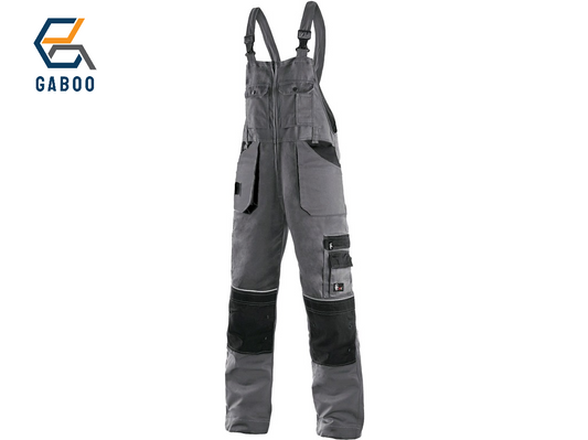 MEN ́S BIBPANTS SHORTENED VERSION ORION KRYŠTOF, GREY-BLACK