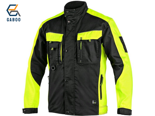 JACKET CXS SIRIUS BRIGHTON, WINTER, MEN´S, BLACK - YELLOW