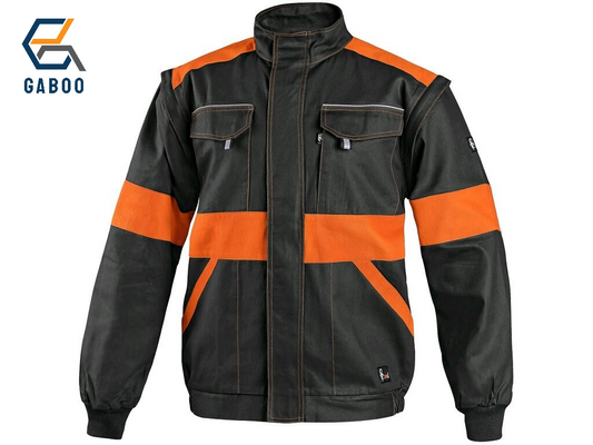 JACKET CXS LUXY EDA, MEN´S, BLACK-ORANGE