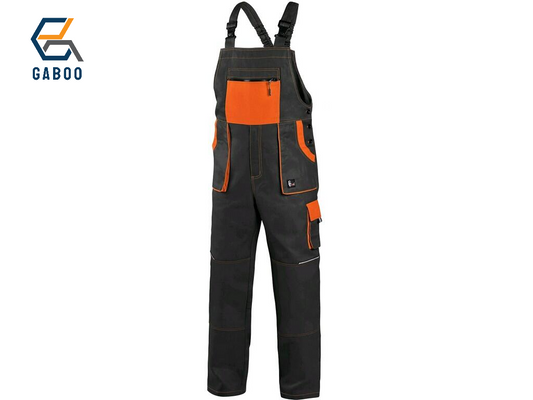 BIBPANTS CXS LUXY ROBIN, MEN´S, BLACK-ORANGE