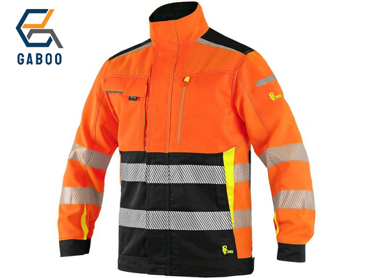 JACKET CXS BENSON, HIGH VISIBLE, MEN´S, ORANGE-BLACK