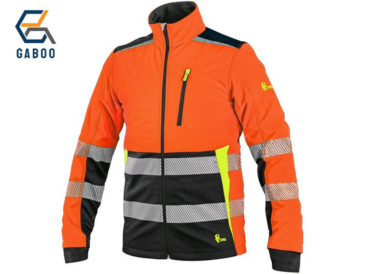 JACKET CXS BENSON, HIGH VISIBLE, SOFTSHELL, YELLOW-BLACK